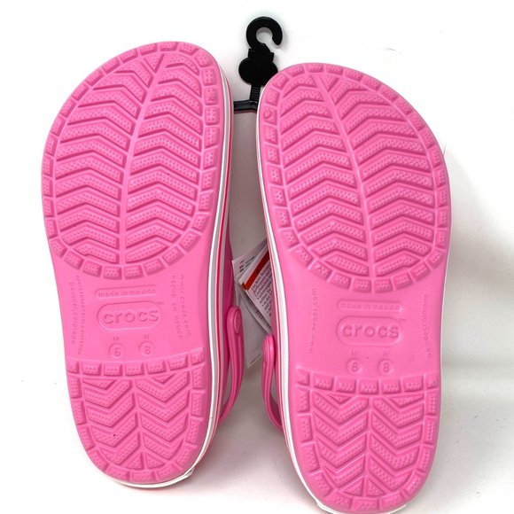 🌸Sale🌸 Crocs Crocband Clog Pink Lemonade Women’s Size 9 11016-62P - Picture 7 of 8